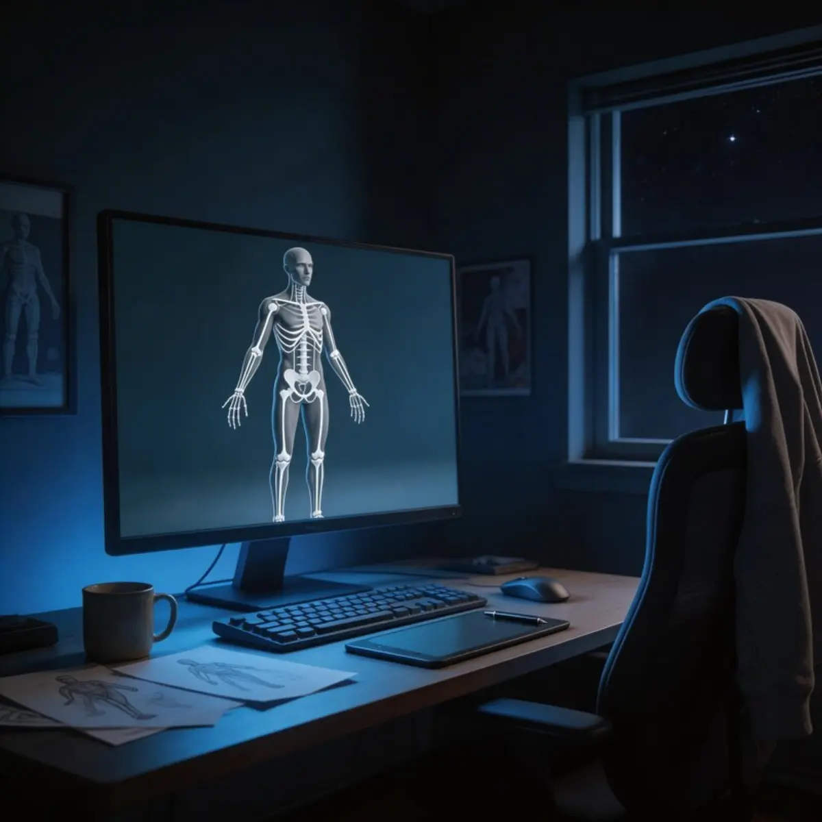 3D Karakter Rigging ve Modelleme
